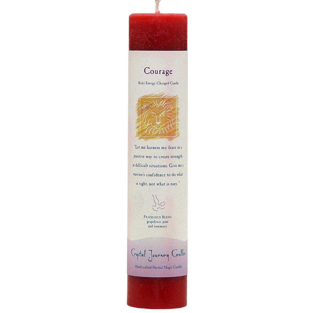 Reiki Pillar Candle - Courage