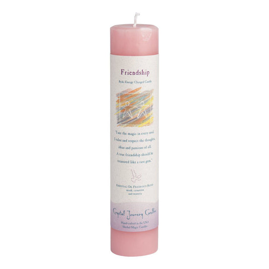 Reiki Pillar Candle - Friendship