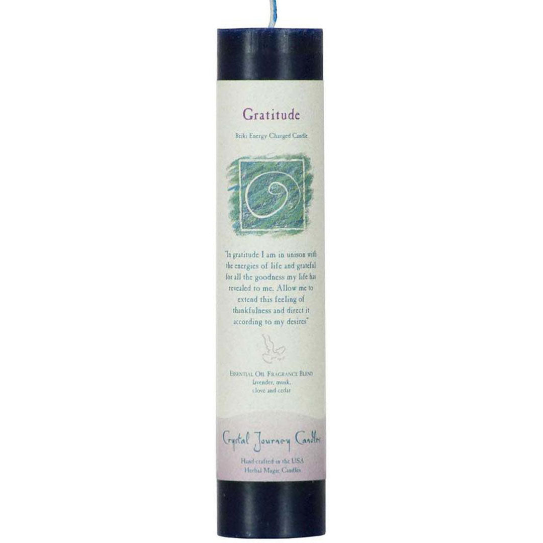 Reiki Pillar Candle - Gratitude