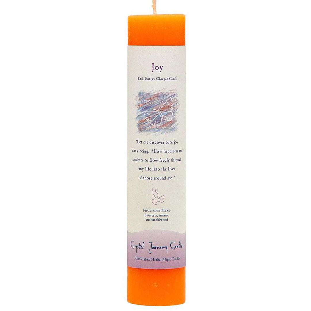 Reiki Pillar Candle - Joy