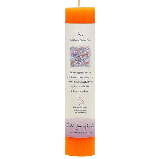 Reiki Pillar Candle - Joy