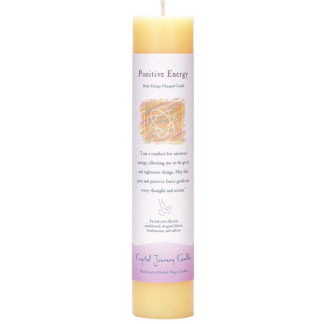 Reiki Pillar Candle - Positive Energy