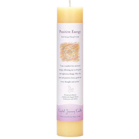 Reiki Pillar Candle - Positive Energy