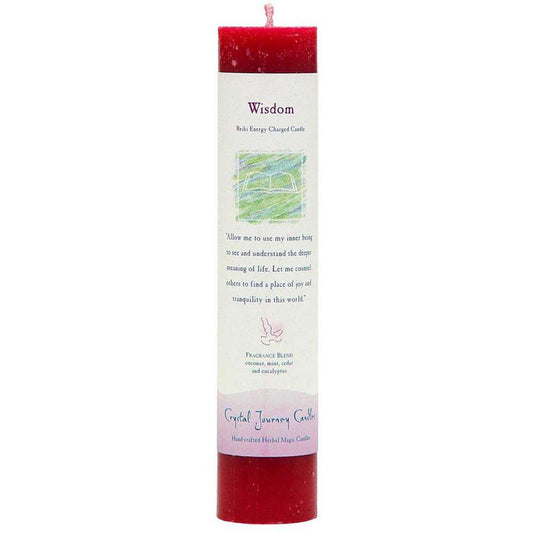 Reiki Pillar Candle - Wisdom