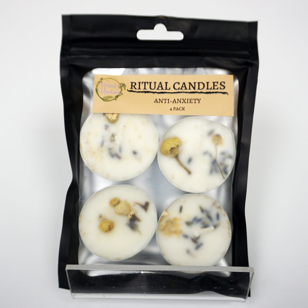 Ritual Healing Anti-Anxiety Tealight Candle 4pk