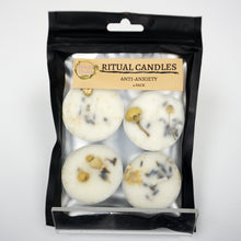 Load image into Gallery viewer, Ritual Healing Anti-Anxiety Tealight Candle 4pk
