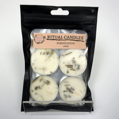 Ritual Healing Purification Tealight Candle 4pk