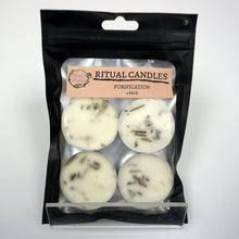 Load image into Gallery viewer, Ritual Healing Purification Tealight Candle 4pk
