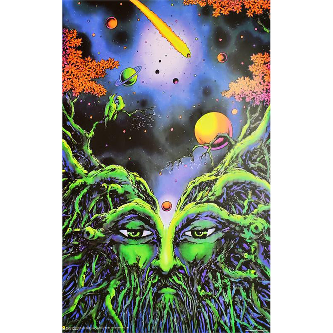 Root Of Life Blacklight Poster