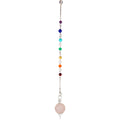 Rose Quartz Chakra Sephoroton Pendulum