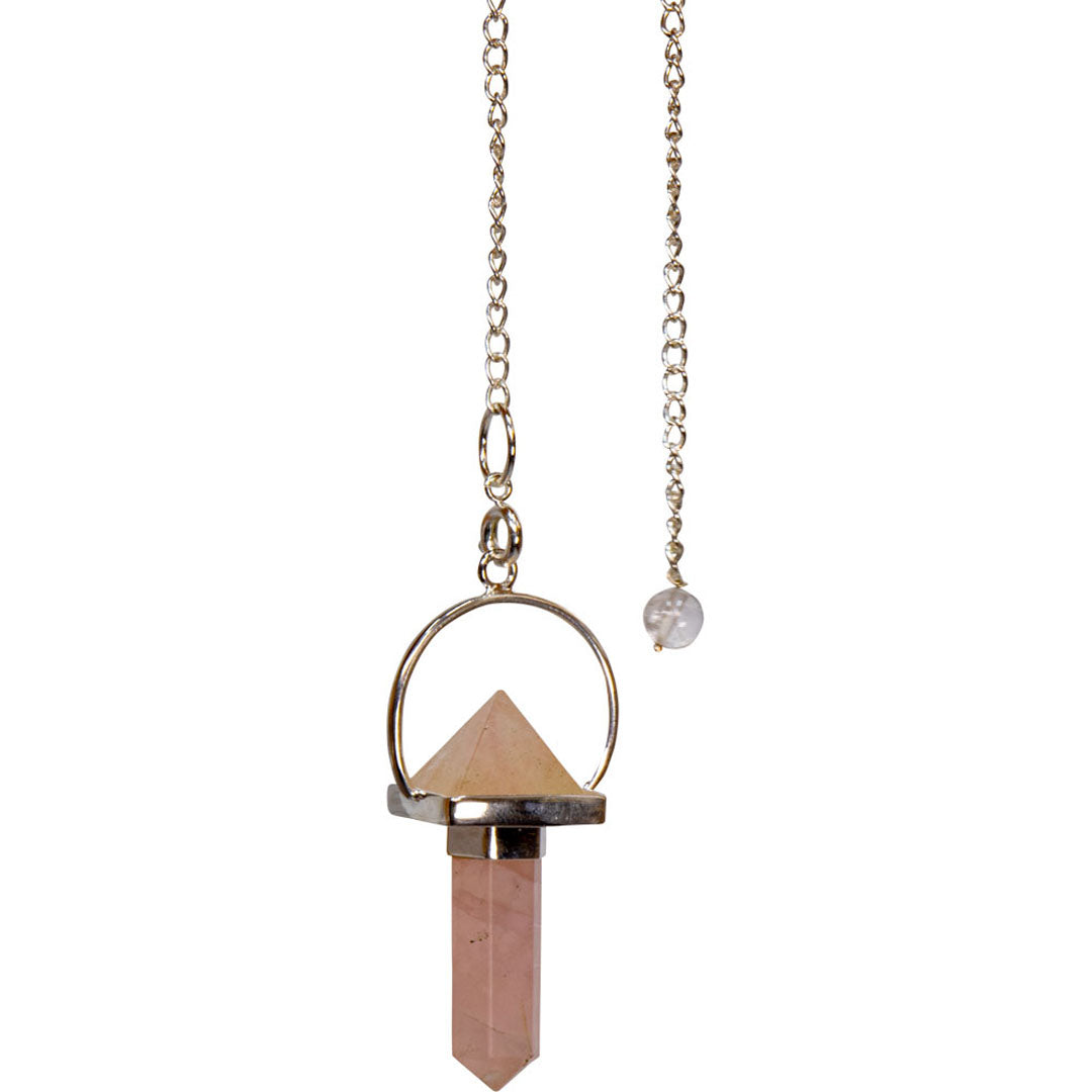 Rose Quartz Pyramid Pendulum