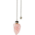 Rough Rose Quartz Pendulum