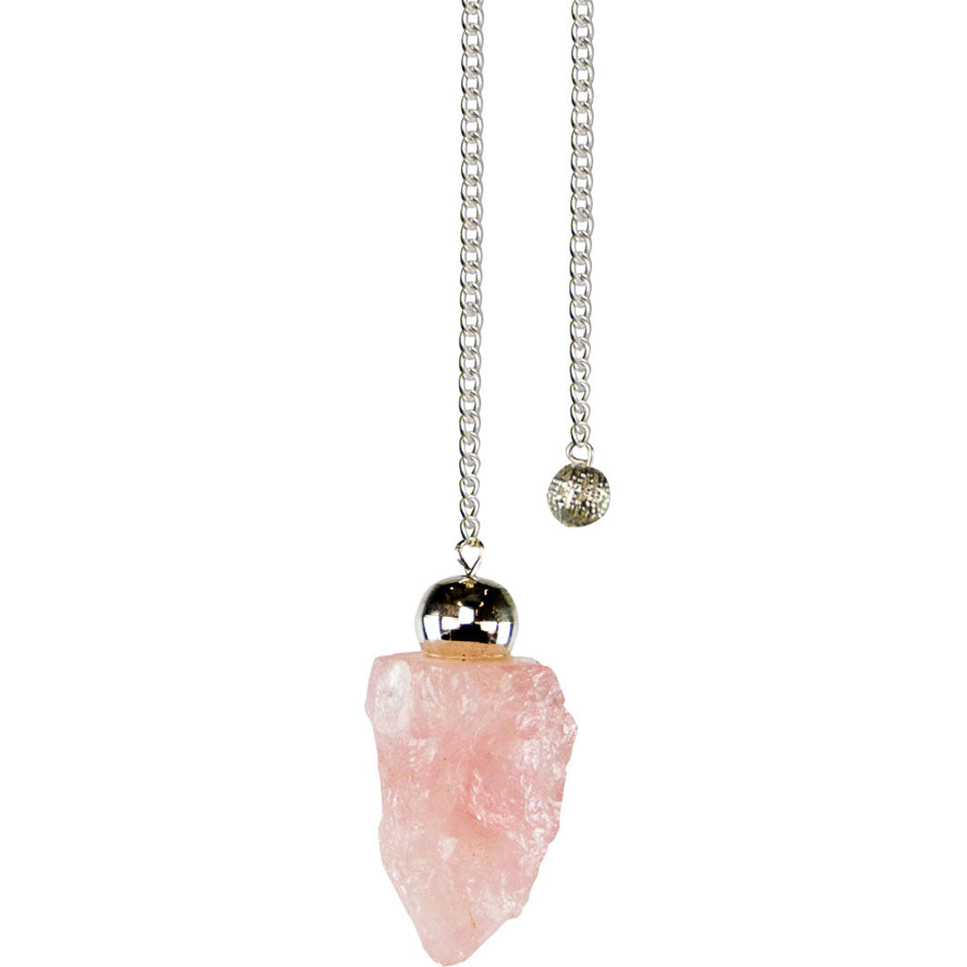 Rough Rose Quartz Pendulum