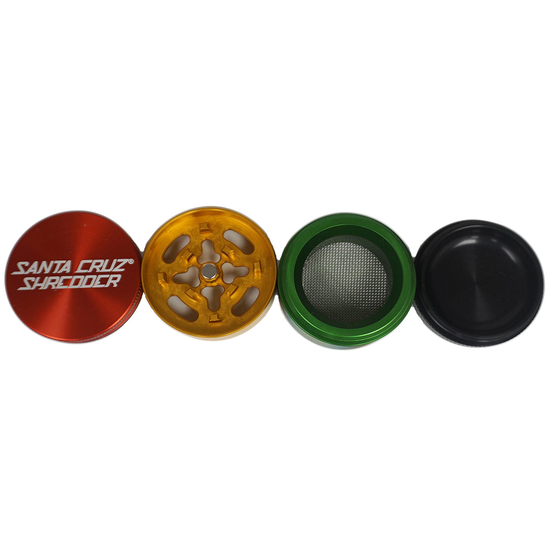 Santa Cruz 25mm 4pc Grinder - Rasta