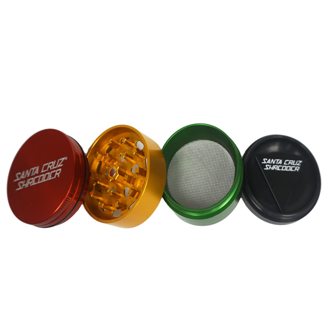 Santa Cruz 40mm 4pc Grinder - Rasta