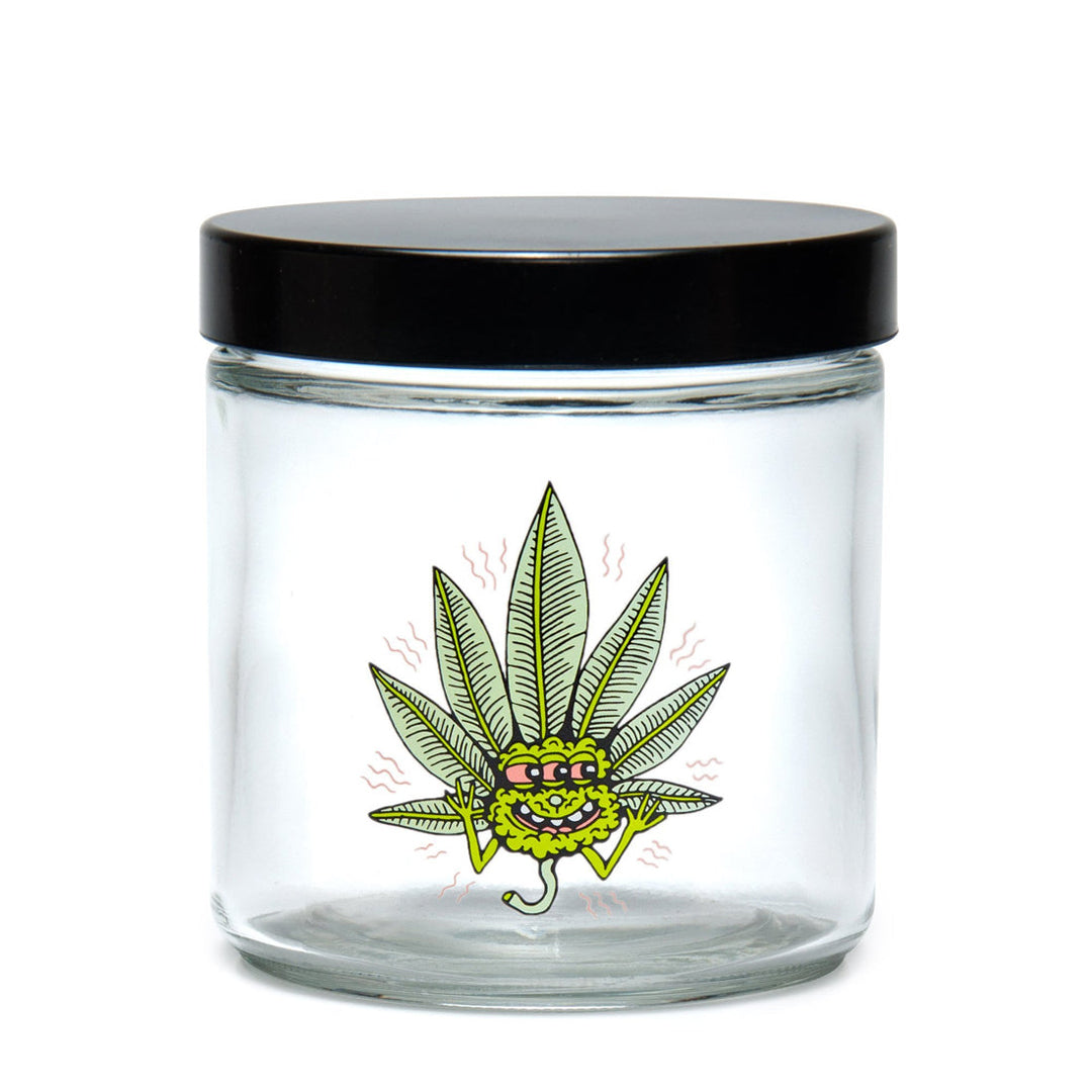 Screw-Top Jar - Extra Large - Happy Leaf