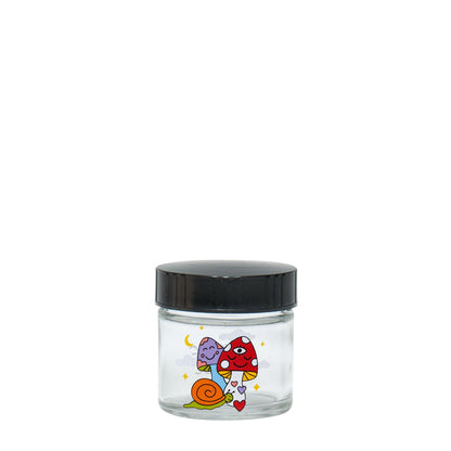 Screw-Top Jar - Extra Small - Woke Cosmic Mushroom