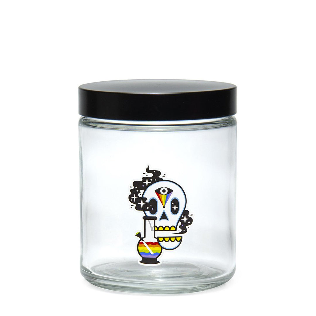 Screw-Top Jar - Large - Cosmic Skull