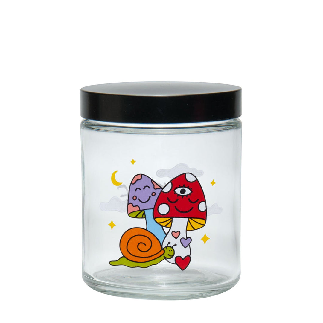 Screw-Top Jar - Large - Woke Cosmic Mushroom