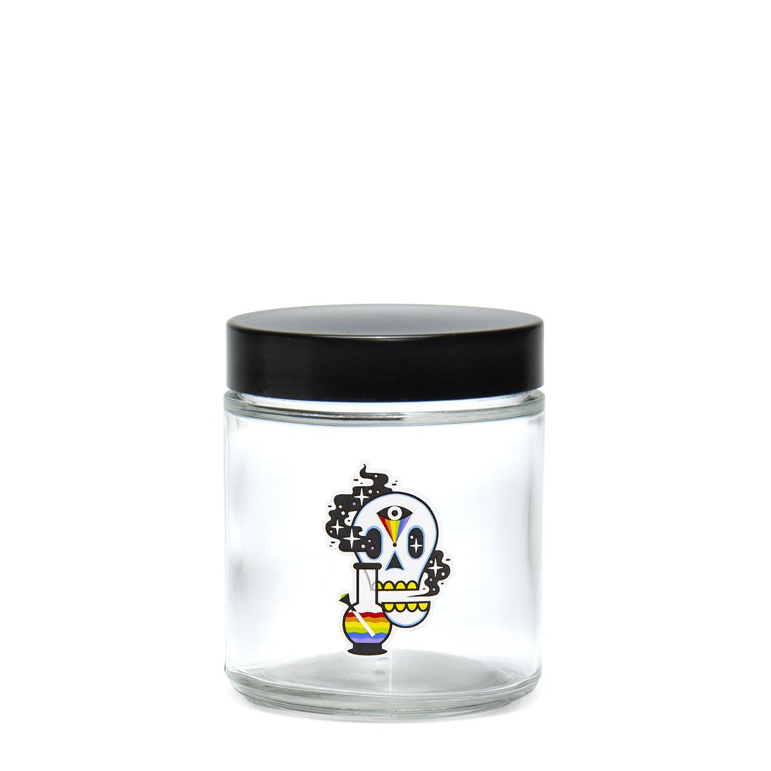 Screw-Top Jar - Medium - Cosmic Skull