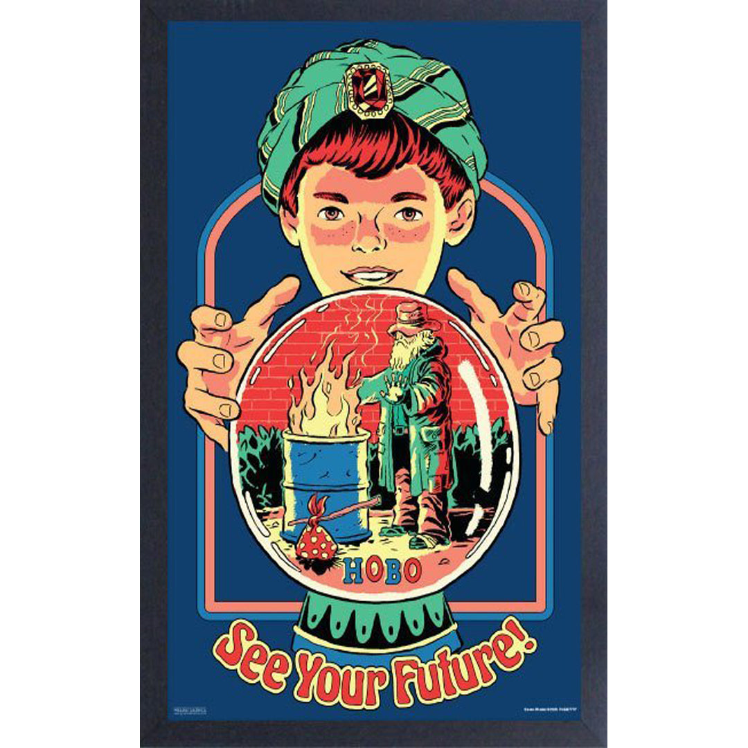 See Your Future Framed Gel Print