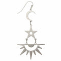 Silver Skies Celestial Earrings