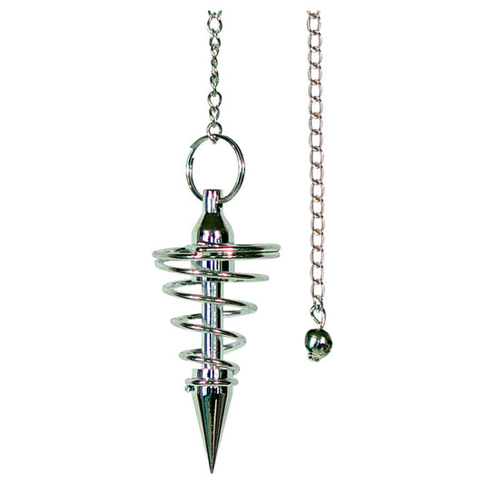 Silver Spiral Pendulum