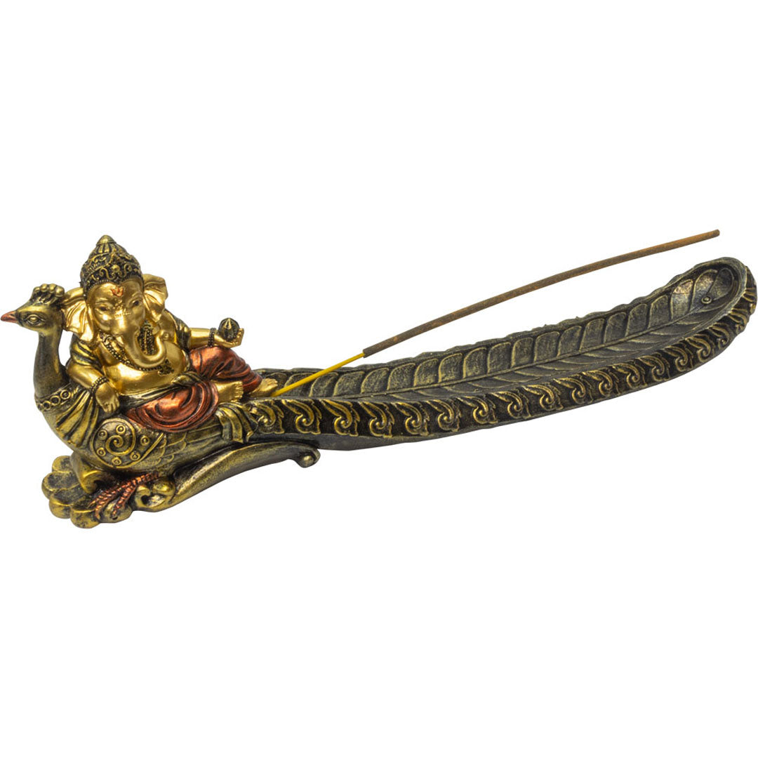 Sitting Ganesha Incense Burner