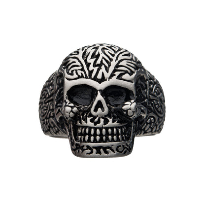 Matte Skull Ring