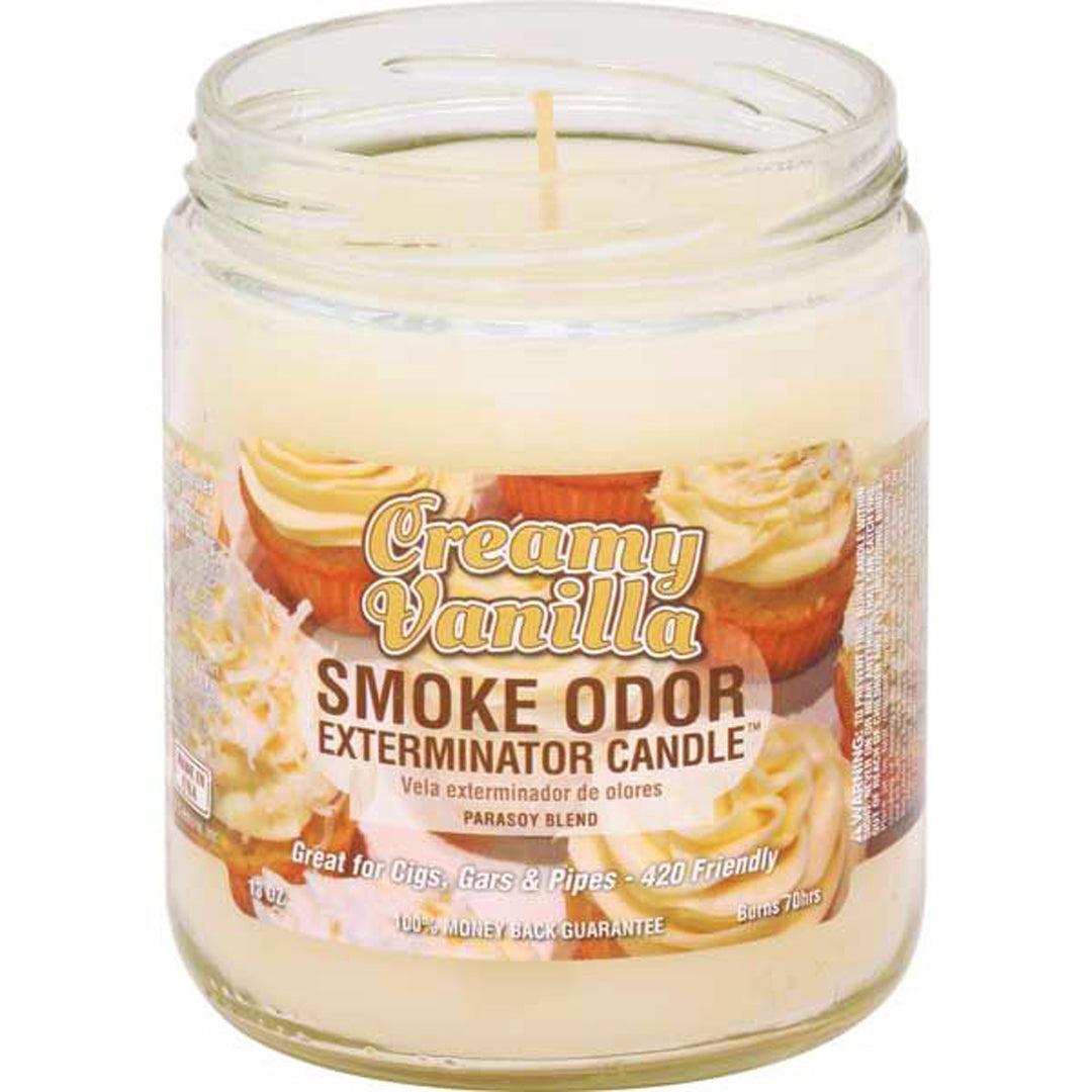 Smoke Odor Creamy Vanilla Candle