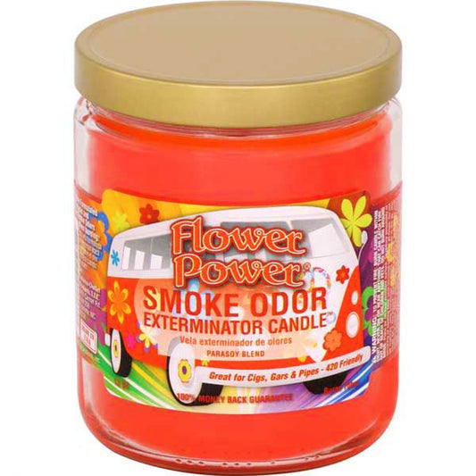 Smoke Odor Flower Power Candle