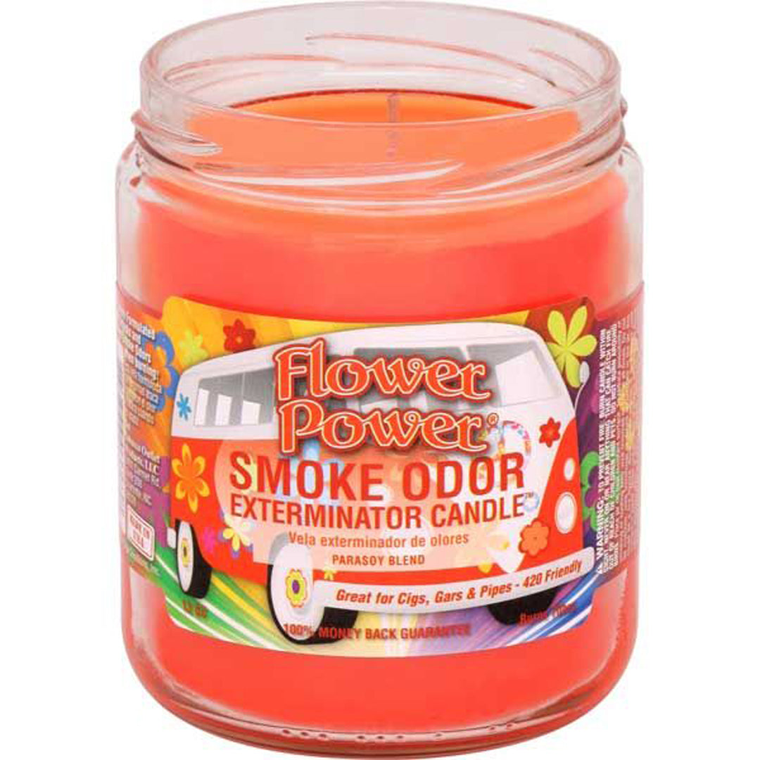 Smoke Odor Flower Power Candle