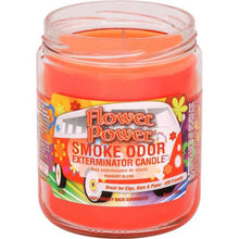 Load image into Gallery viewer, Smoke Odor Flower Power Candle
