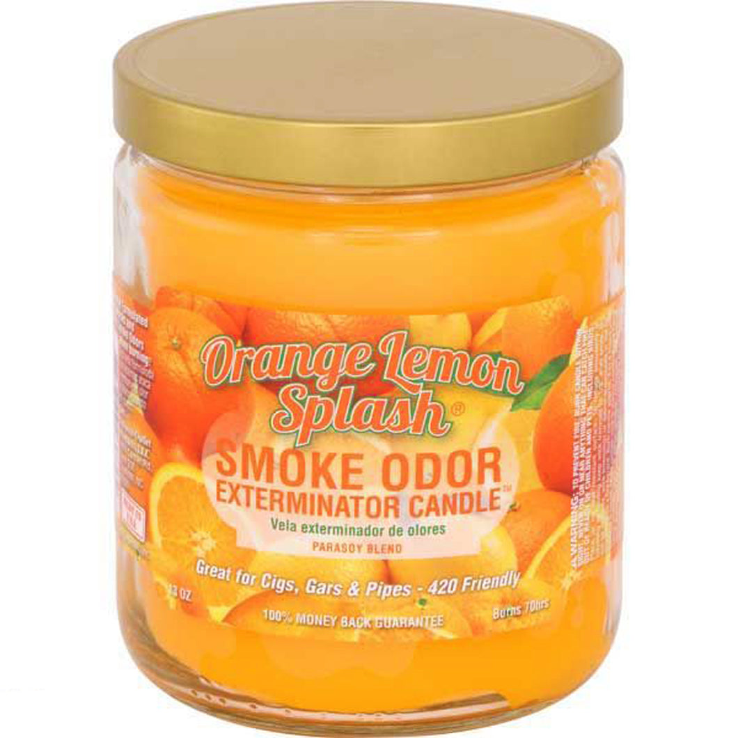 Smoke Odor Orange Lemon Candle