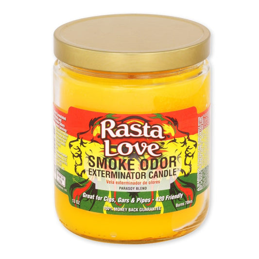 Smoke Odor Rasta Love Candle