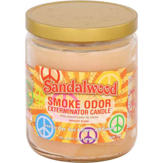 Smoke Odor Sandalwood Candle
