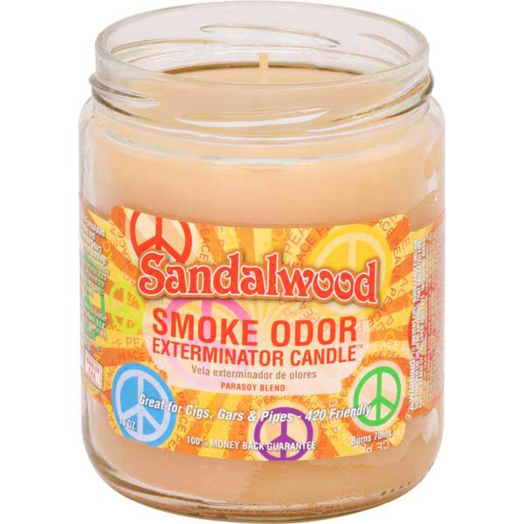 Smoke Odor Sandalwood Candle