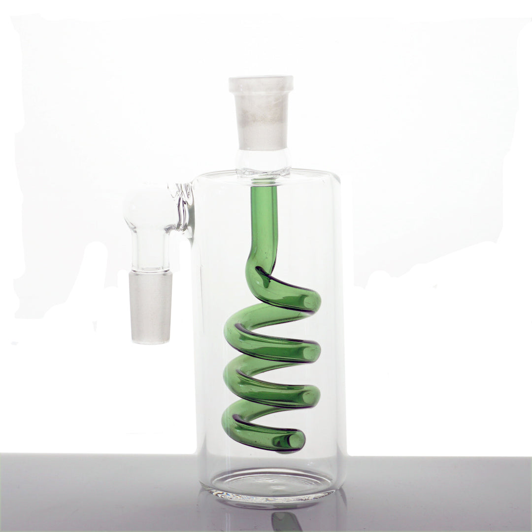 Spiral Ash Catcher - 14mm/90° - Green