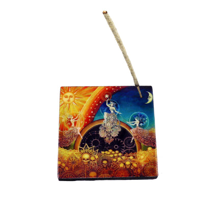 Square Celestial Incense Burner