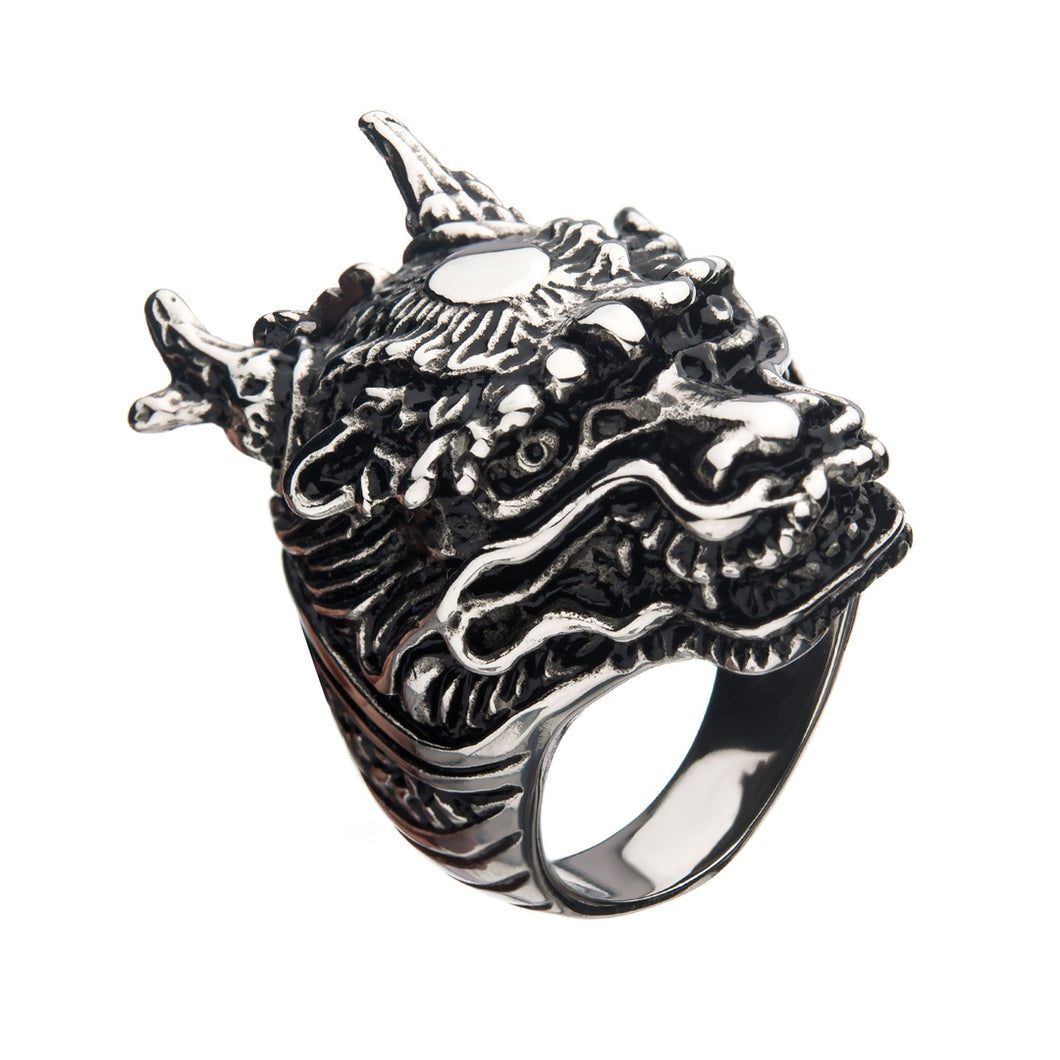 Steel Dragon Ring