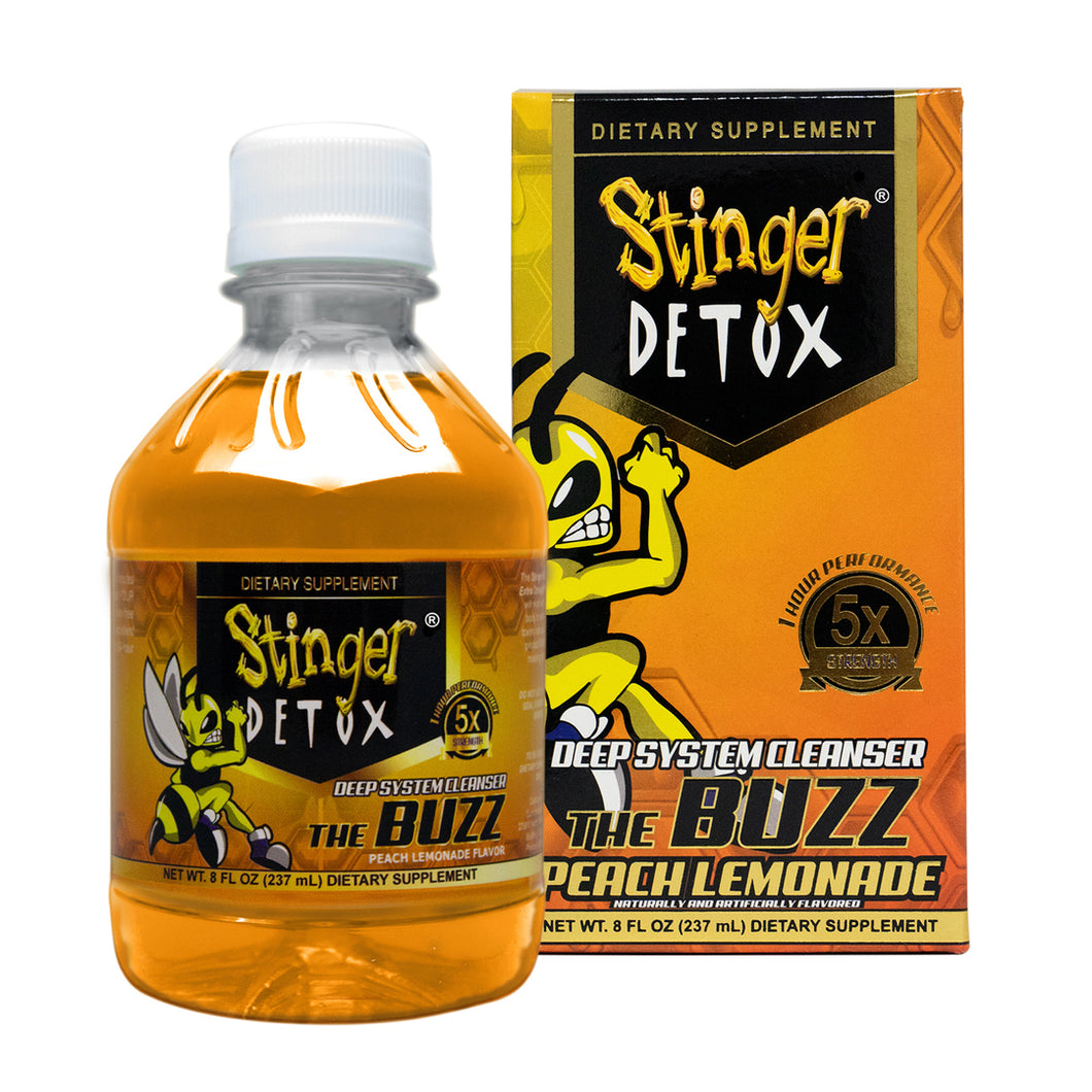 Stinger Buzz 5X Extra Peach Lemonade Detox
