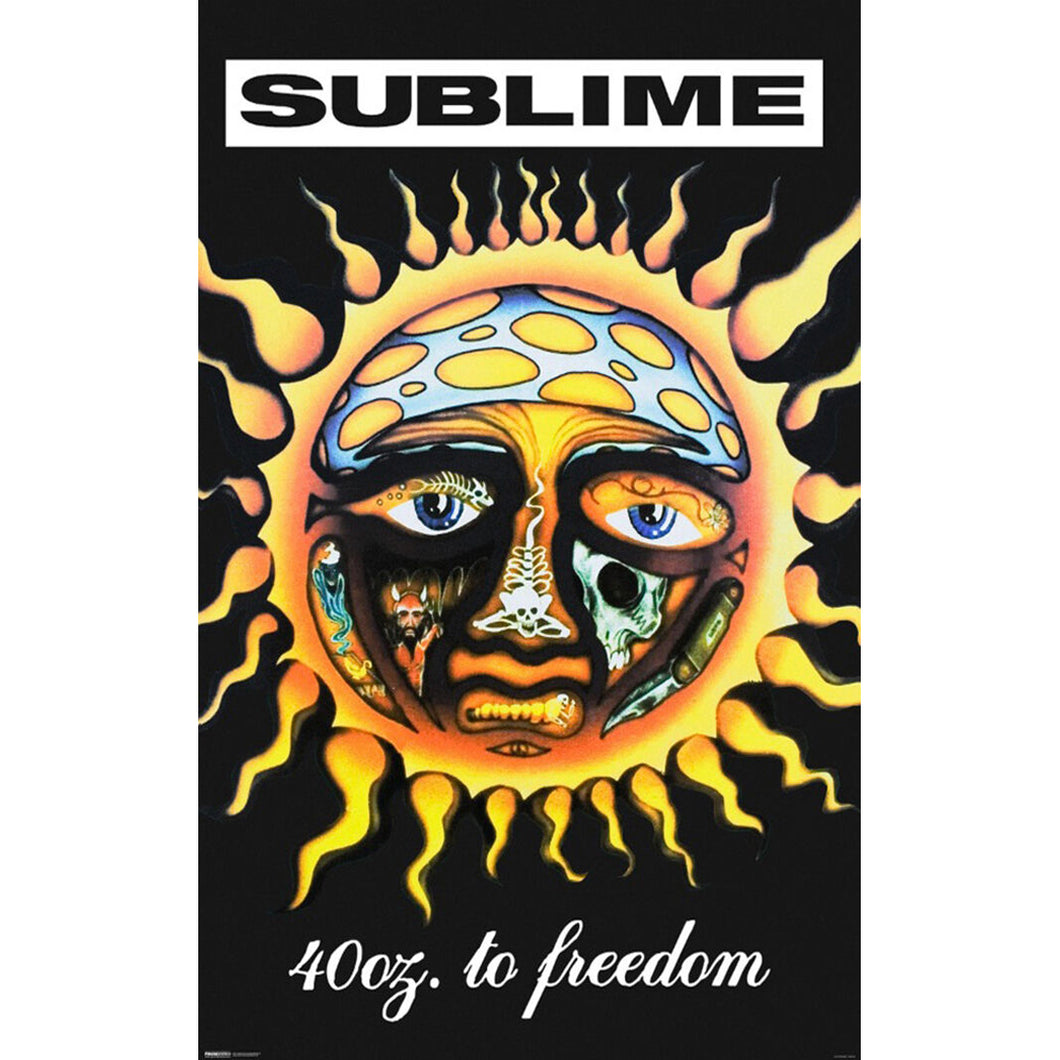 Sublime 40oz To Freedom Poster