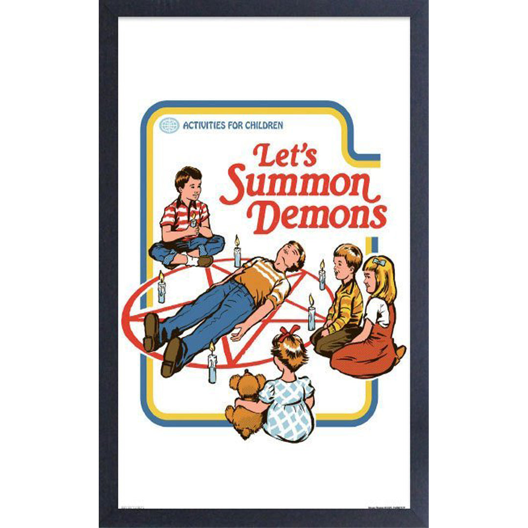 Summon Demons Framed Gel Print