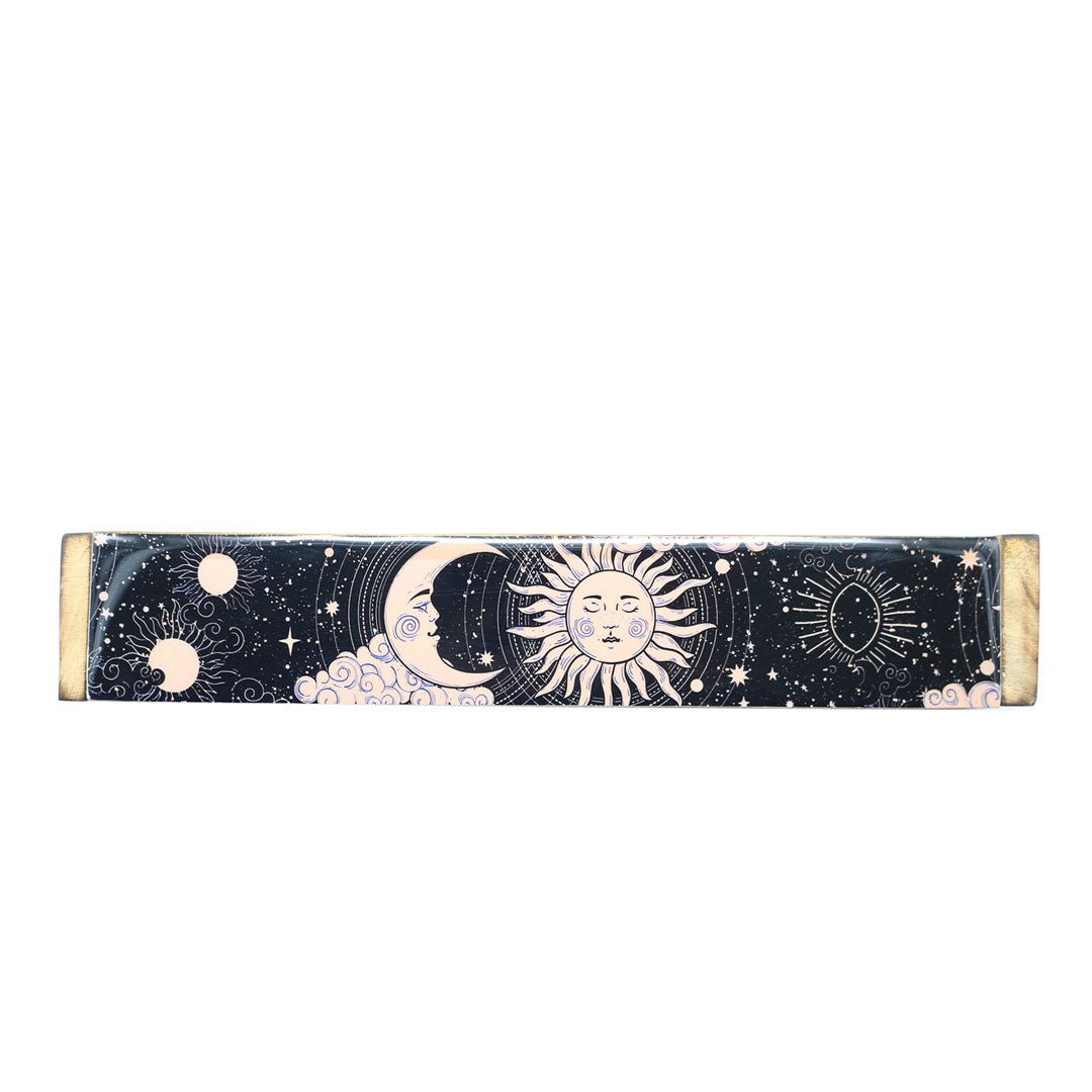Sun & Moon Black & Pink Coffin Incense Burner