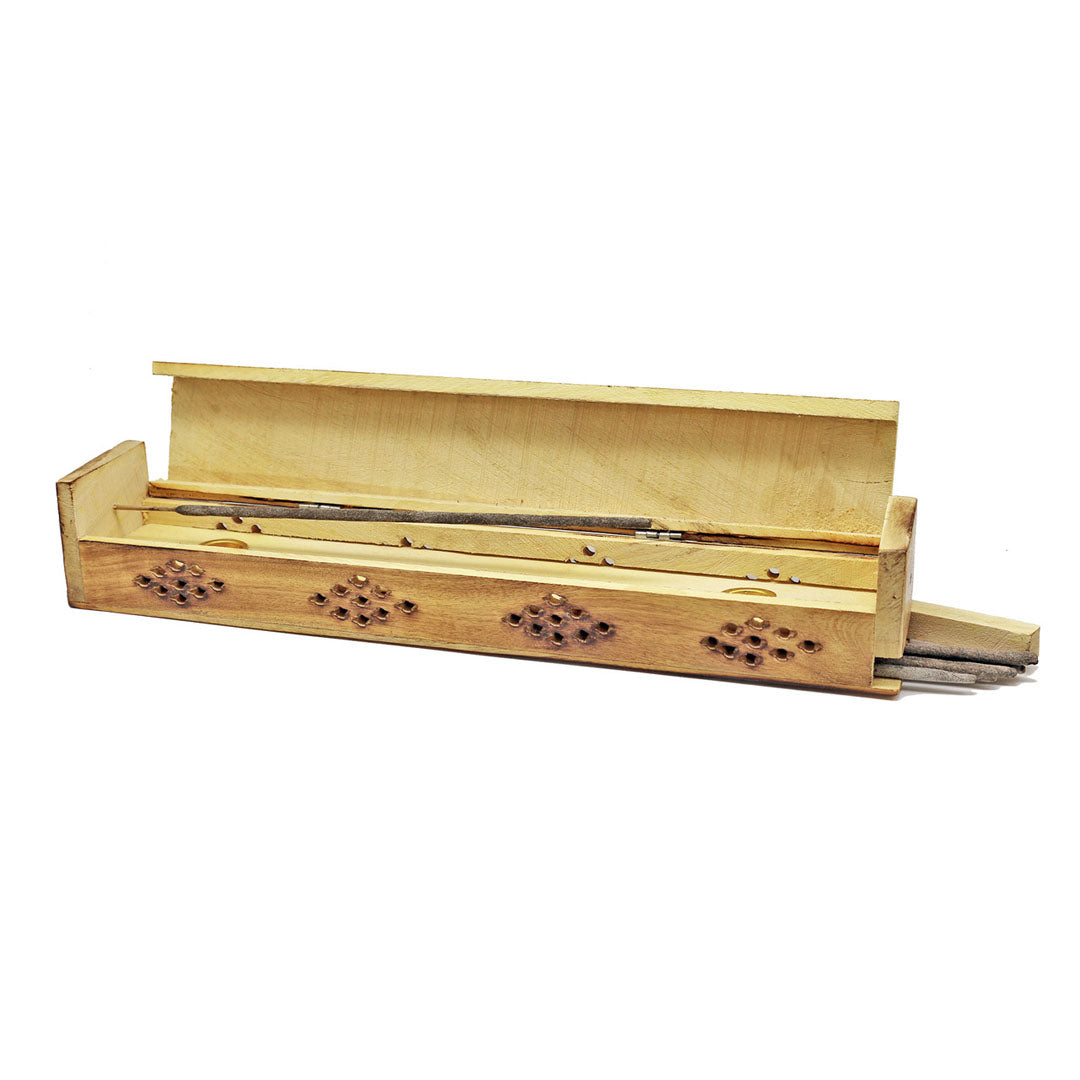 Sun & Moon Black & Pink Coffin Incense Burner