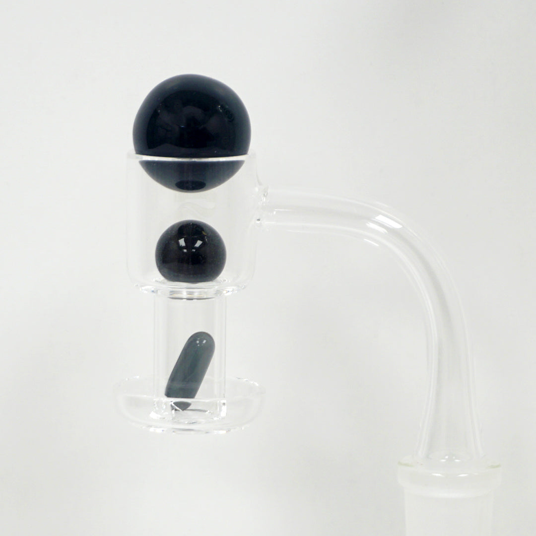 Terp Slurper Colorful Pill & Marble Set - 3 Piece - Black