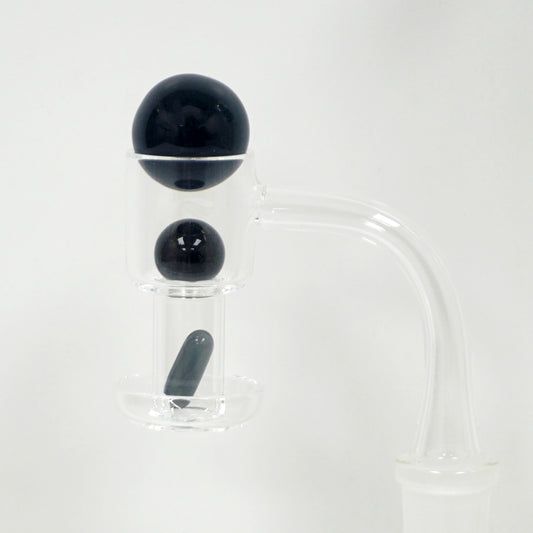 Terp Slurper Colorful Pill & Marble Set - 3 Piece - Black
