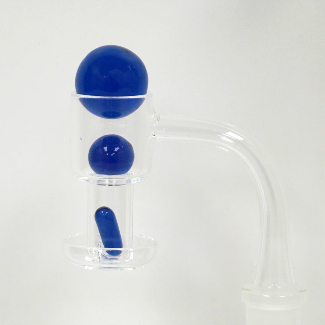 Terp Slurper Colorful Pill & Marble Set - 3 Piece - Blue