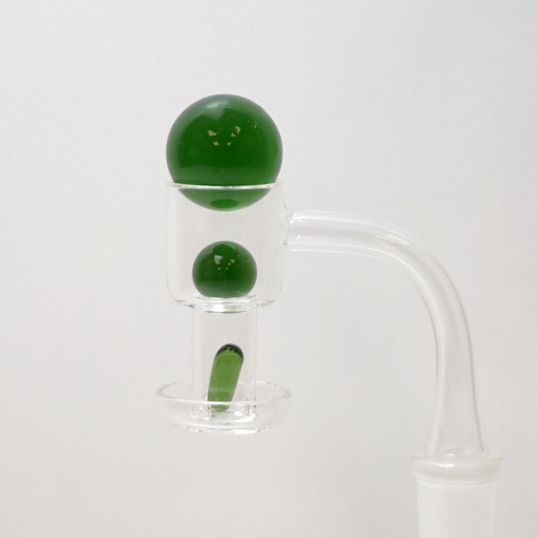 Terp Slurper Colorful Pill & Marble Set - 3 Piece - Green