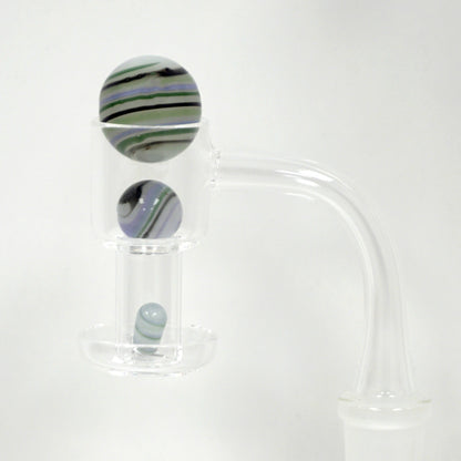 Terp Slurper Colorful Pill & Marble Set - 3 Piece - Striped